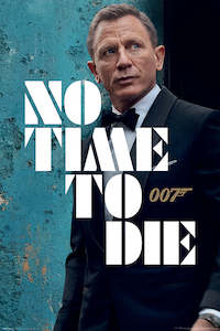 Paper product wholesaling: James Bond No Time To Die Azure Teaser Maxi Poster