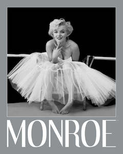 Paper product wholesaling: Marilyn Monroe Ballerina Silver Ink 40x50cm Mini Poster