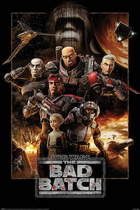 Star Wars : The Bad Batch Montage Maxi Poster