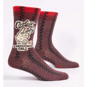 Men's Socks - Coolest Guy On The Conference Call