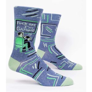 Homewares: Men's Socks - F*ck Off, I'm Gaming