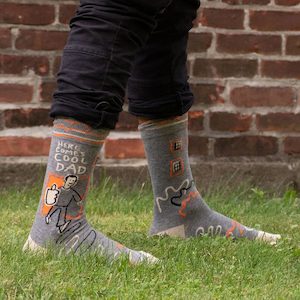 Men's Socks - Here Comes Cool Dad