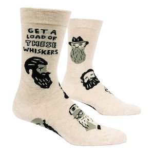 Homewares: Men's Socks - Whiskers