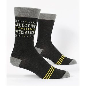 Men's Socks - Selective Hearing Specialist