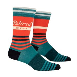 Men's Socks - Retired As F*ck