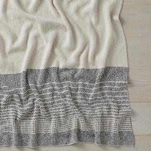 Sonoma Cotton Throw - Onyx