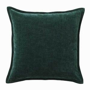 Velvet Nova Cushion – Evergreen (50cm)