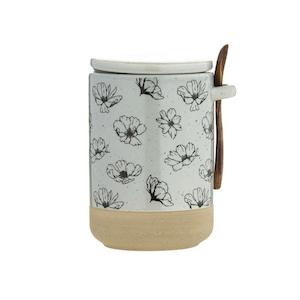 Beetanical Flower Canister & Spoon