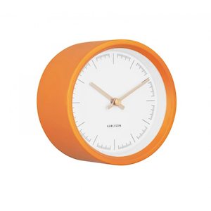 Dense Wall Clock - Yellow (12.5cm)