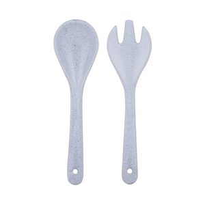 Artisan Blue Salad Servers