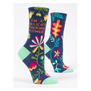 Women's Socks - Delicate F*cking Flower