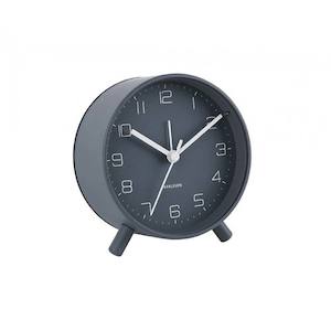 Homewares: Lofty Alarm Clock with Light - Blue