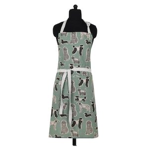 Homewares: Woof Apron - Aqua Storm