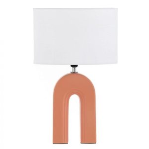 Archie Coral Table Lamp (39cm)