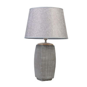 Trellis Grey Lamp (52cm)