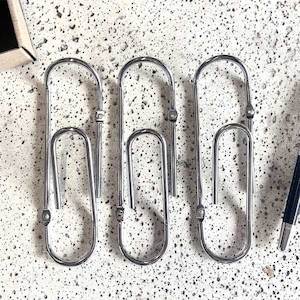 Mini Clip Wall Hook Set/3 - Chrome