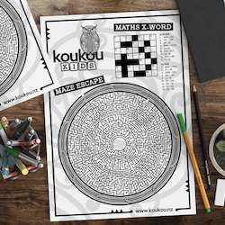 Creative art: Koukou Kids Maze Escape