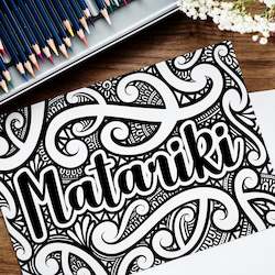 Matariki Colouring Sheet