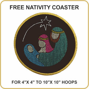 arrow_circle_down Free Nativity Coaster