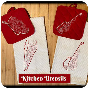 arrow_circle_down Kitchen Utensil embroidery Designs