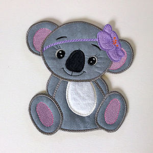 arrow_circle_down Large Koala Applique