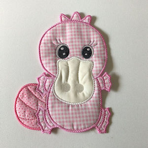 Craft material and supply: arrow_circle_down Large Platypus Applique