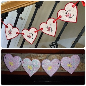 Craft material and supply: arrow_circle_down Sweetheart Bunting