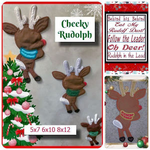 Craft material and supply: arrow_circle_down Cheeky Rudolph