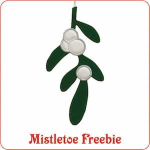 arrow_circle_down Free Mistletoe In the hoop