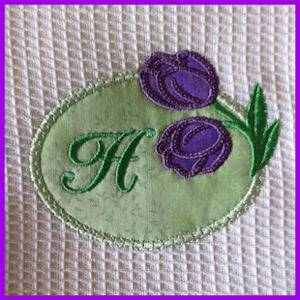 arrow_circle_down Tulip Applique Monogram