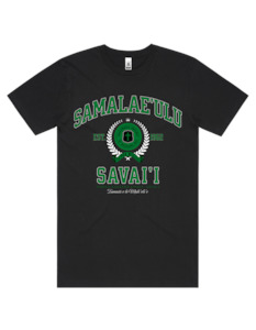 Samalaeulu Varsity Tee 5050 - AS Colour - Green Print