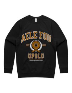 Aele Fou Varsity Crewneck 5100 - AS Colour - Brown Print