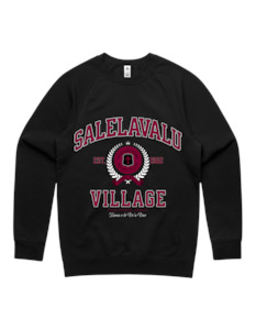 Salelavalu Varsity Crewneck 5100 - AS Colour - Wine Print