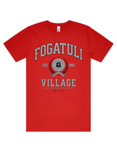 Clothing: Fogatuli Varsity Tee 5050 - AS Colour - Silver Print