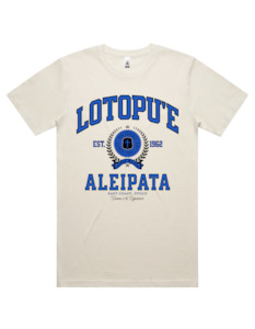 Lotopue Varsity Tee 5050 - AS Colour - Mid Blue Print