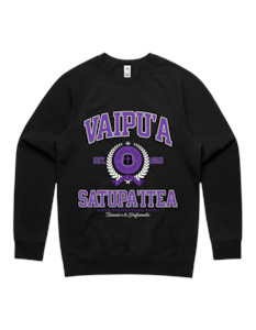 Clothing: Vaipu'a Varsity Crewneck 5100 - AS Colour - Purple Print