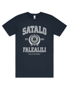 Satalo Falealili Varsity Tee 5050 - AS Colour - Silver Print