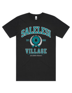 Salelesi Varsity Tee 5050 - AS Colour - Aqua Print