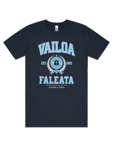 Vailoa Faleata Varsity Tee 5050 - AS Colour - Sky Blue Print