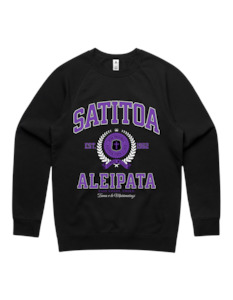 Satitoa Varsity Crewneck 5100 - AS Colour - Purple Print