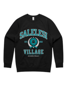 Salelesi Varsity Crewneck 5100 - AS Colour - Aqua Print