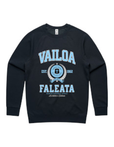 Vailoa Faleata Varsity Crewneck 5100 - AS Colour - Sky Blue Print