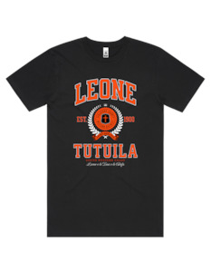 Leonē AM Samoa Varsity Tee 5050 - AS Colour - Orange Print