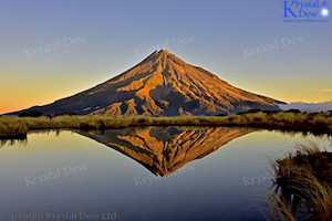 Taranaki Reflected In Pouakai Tarn-3