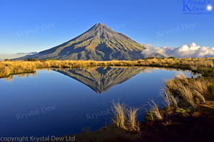 Taranaki Reflected In Pouakai Tarn-1