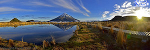 Taranaki Reflected In Pouakai Tarn-8