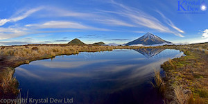 Taranaki Reflected In Pouakai Tarn-7