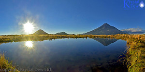 Taranaki Reflected In Pouakai Tarn-2