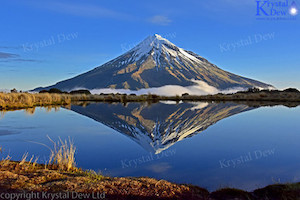 Taranaki Reflected In Pouakai Tarn-5