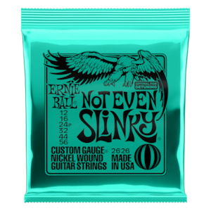 ERNIE BALL- NOT EVEN SLINKY - Nickel wound- Electric guitar string set 12-56